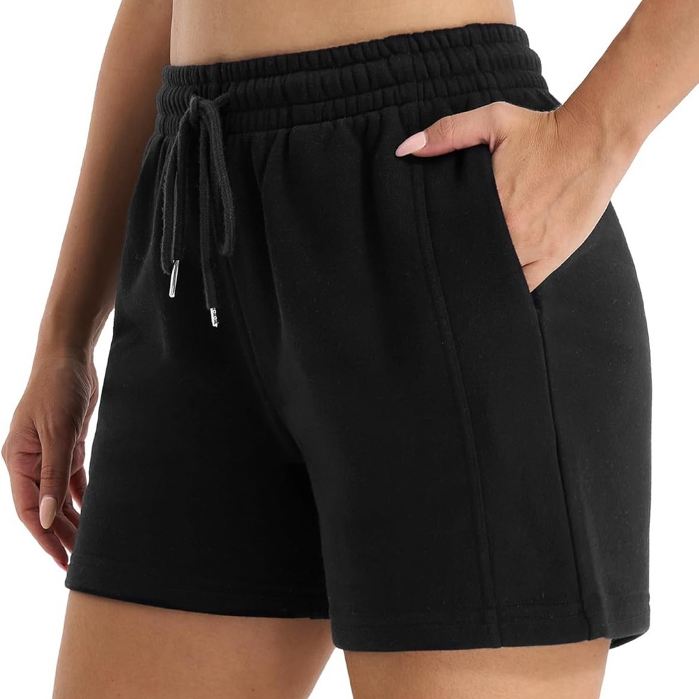 Women's Black Athletic Shorts